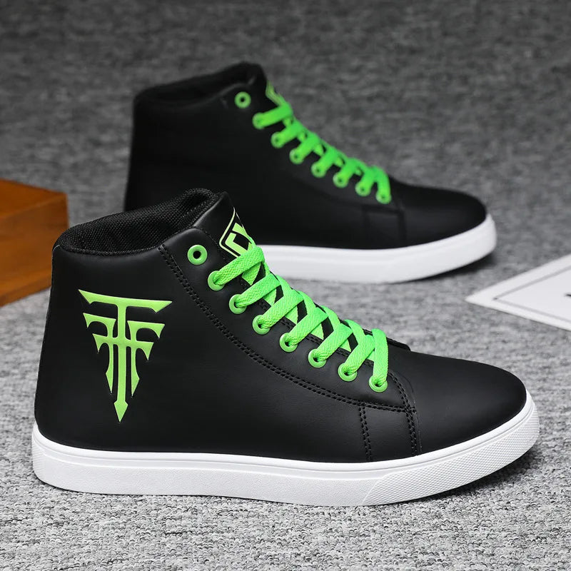 Men's High-Top Vulcanized Sneakers