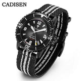 CADISEN Deep Explorer 2025 New Automatic Mechanical Watch Man Canvas Strap Wristwatch MIYOTA  Luxury Luminous Waterproof Watches