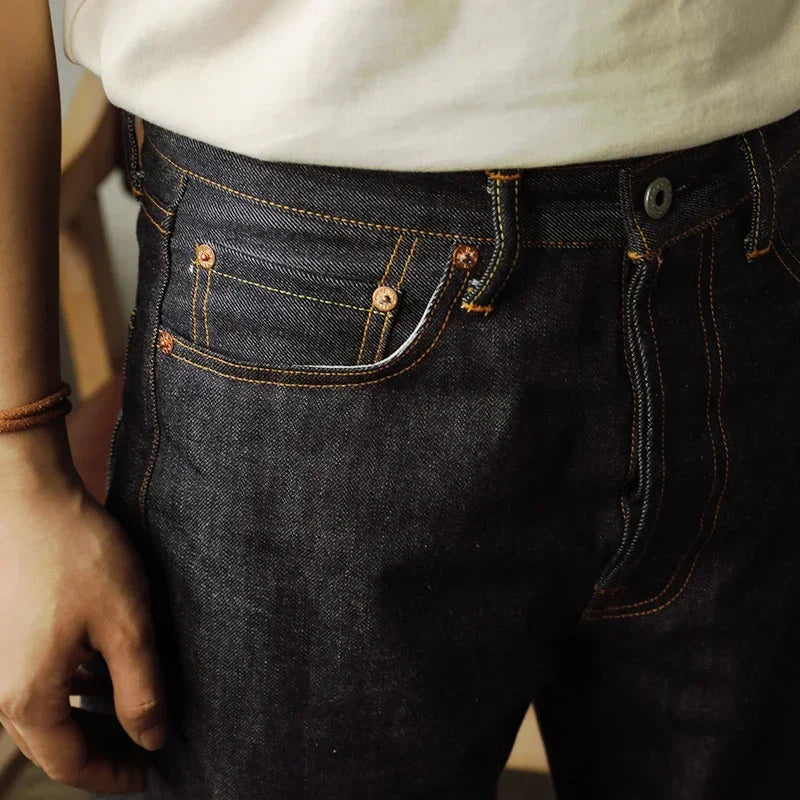 Red Tornado 55501 Relaxed Straight Fit Men's Raw Selvedge Jeans