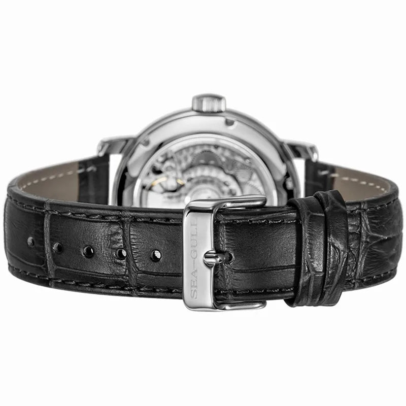 SEAGULL Luxury Watch Business Waterproof Male Clock Date Stainless Steel Mechanical Watch Men Watch reloj hombre 2023 D819.622