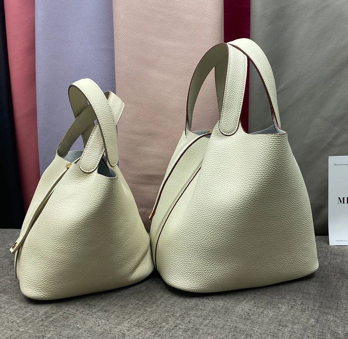 MENDY Women Bags Handbags Bucket Bag 18/22 Big Small Fashion Tote Bag Genuine Leather Luxury Quality Designers Lady Hand Bags