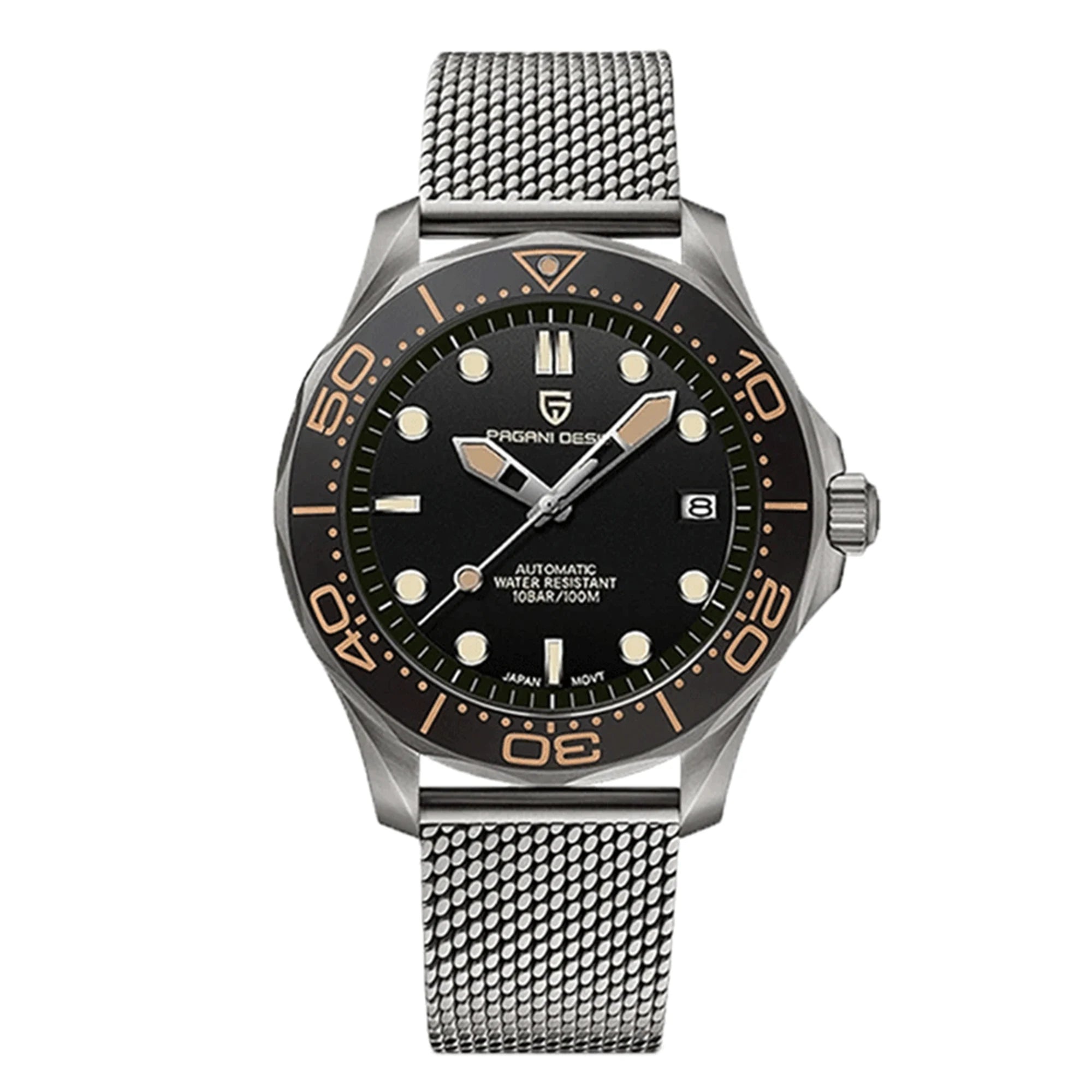 2026 New PAGANI DESIGN 007 Men's Watches Gold Luxury Mechanical Wristwatches Automatic Watch Men AR Sapphire Waterproof Luminous