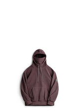 Maden Men's Polar Fleece Hoodie with Built-In Face Mask