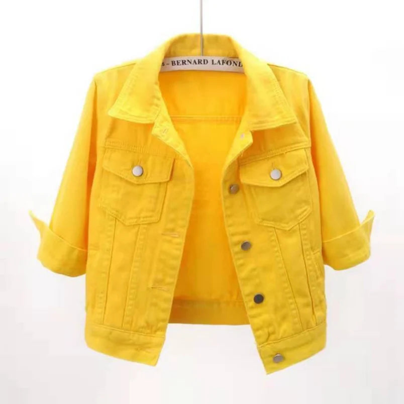 Women's Premium Cotton Denim Jacket