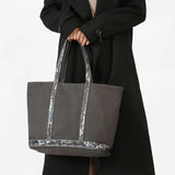 Women's Faux Suede Satchel Bag