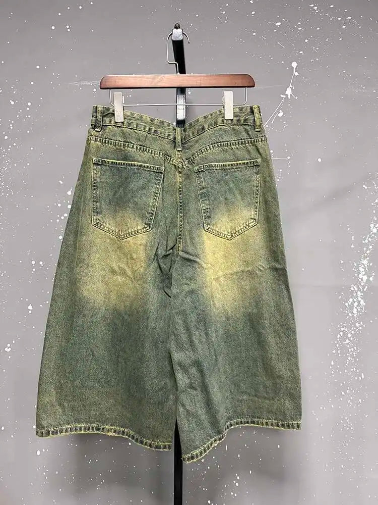 Men's Loose Straight-Leg Denim Jeans & Shorts