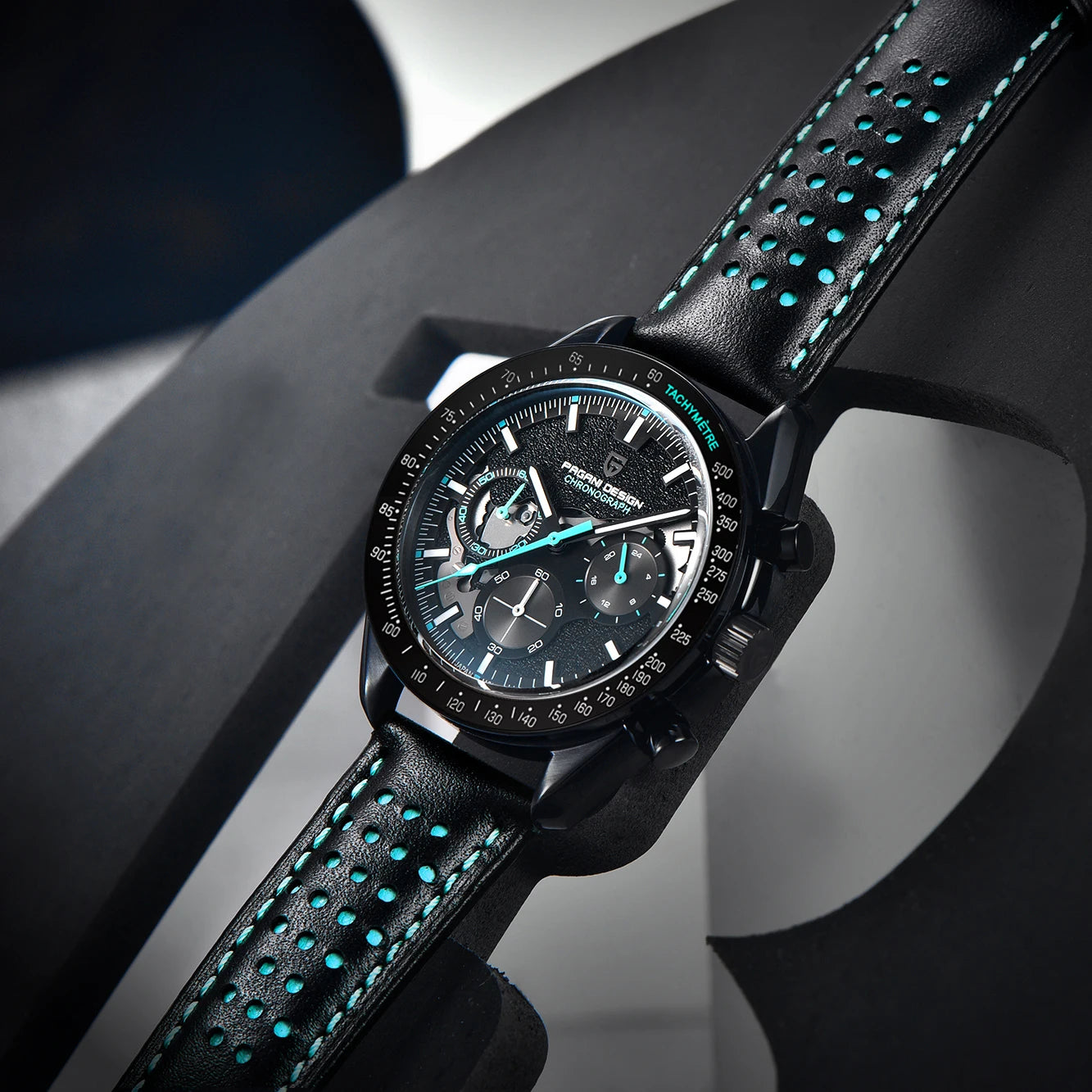 PAGANI DESIGN Moon Watch for Man Fashion Quartz Watch Waterproof Skeleton Sport Chronograph AR Sapphire Glass 1779 Reloj hombre