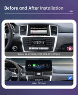 12.3" CarPlay Screen for Mercedes-Benz ML/GL 2012–2015