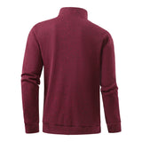 Men’s Fleece Half-Zip Turtleneck Sweatshirt