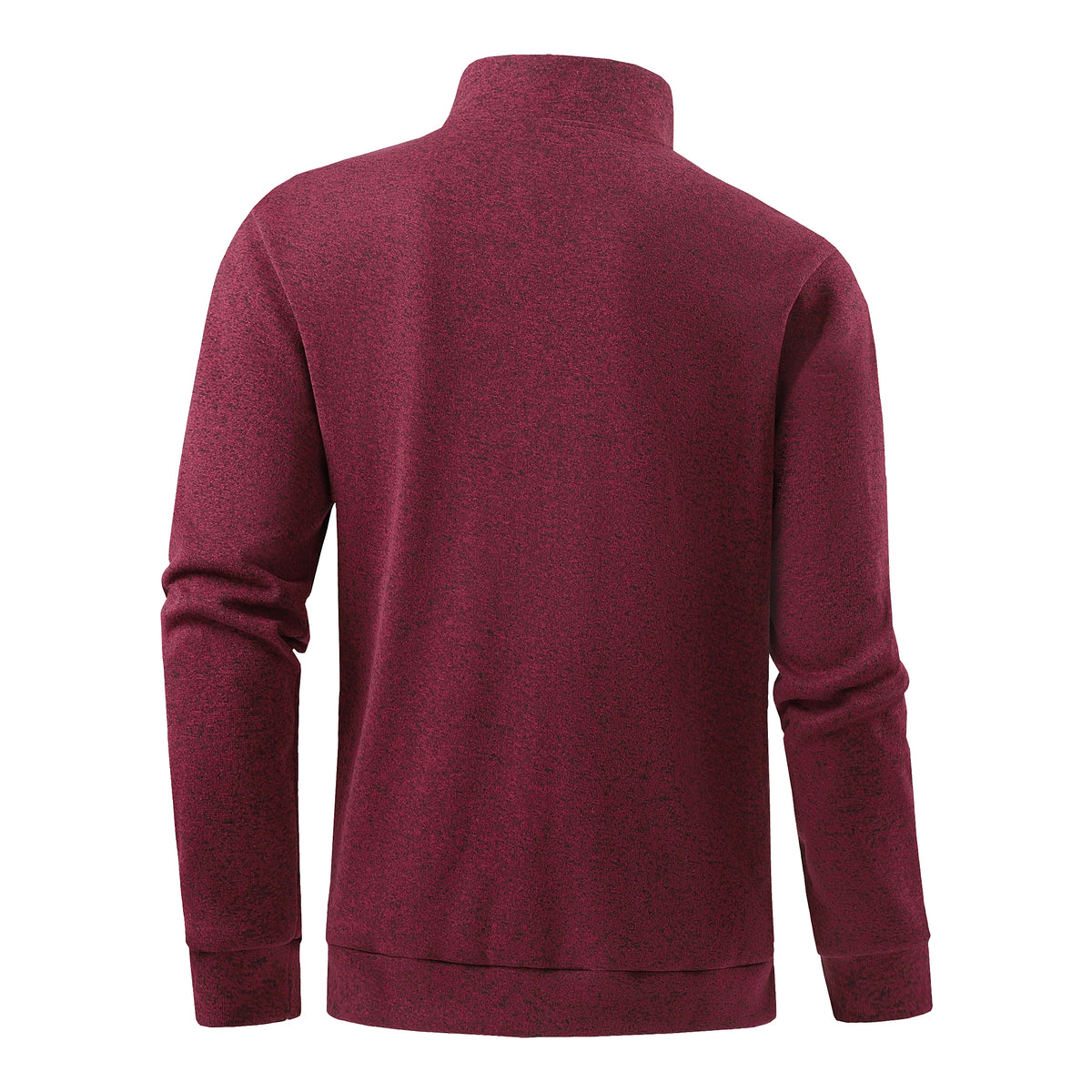 Men’s Fleece Half-Zip Turtleneck Sweatshirt