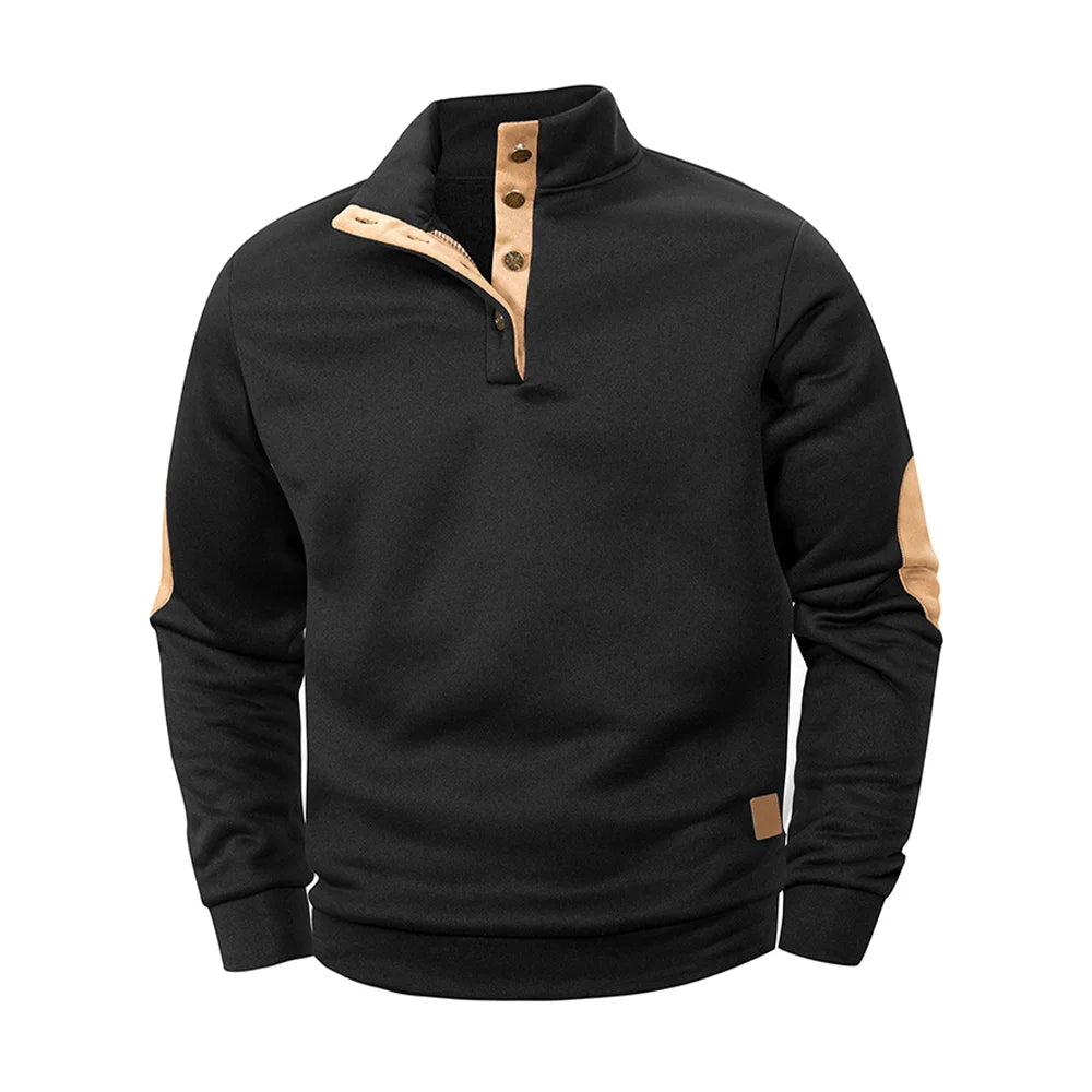 Men’s Casual Henley Pullover