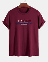 Paris Print Relaxed Fit Pullover – Premium Cotton Casual O-Neck Hoodie