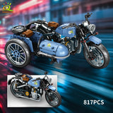 HUIQIBAO MOC Motorbike Model Building Blocks City Moto Racer Bricks Toy for Kids Boy Children Adult Car Set home Decoration