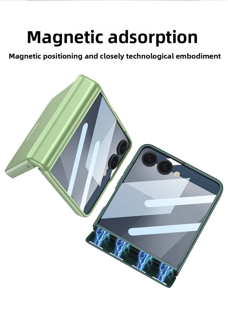 Samsung Galaxy Z Flip Magnetic Case with Hinge Protection