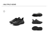 QIAODAN YUYI 4 Winter Running Shoes Men's Sports Shoes Waterproof Absorbing Lightweight Black Fleece Sneakers QXB023244007B