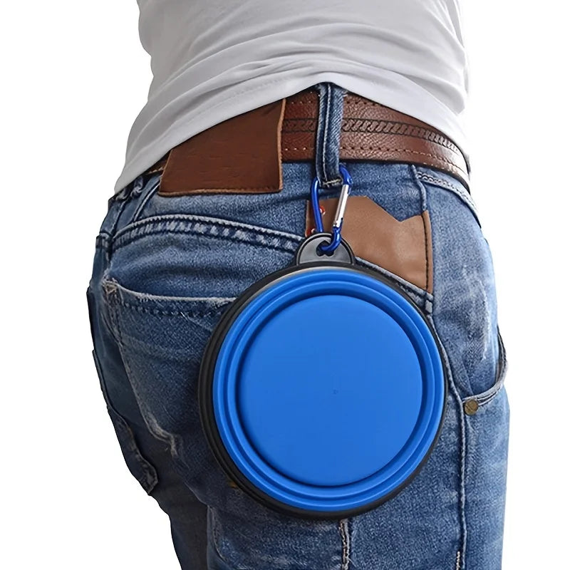 Portable Collapsible Pet Bowl | Travel Food & Water Dish