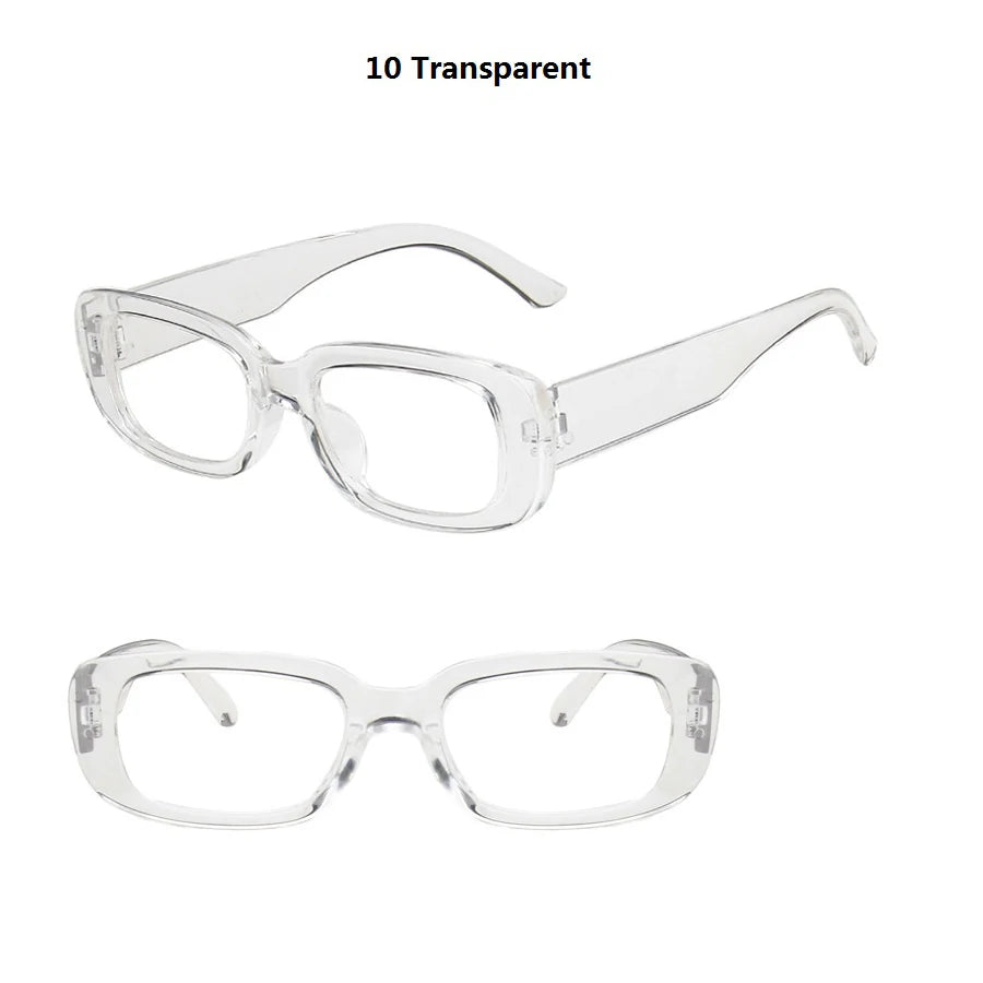 28 PCS Rectangle Sunglasses | UV400 Unisex Set