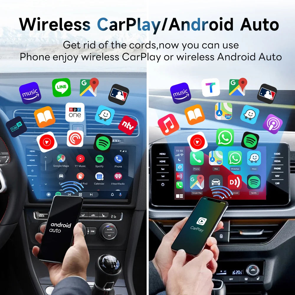CarlinKit Wireless CarPlay & Android Auto Adapter