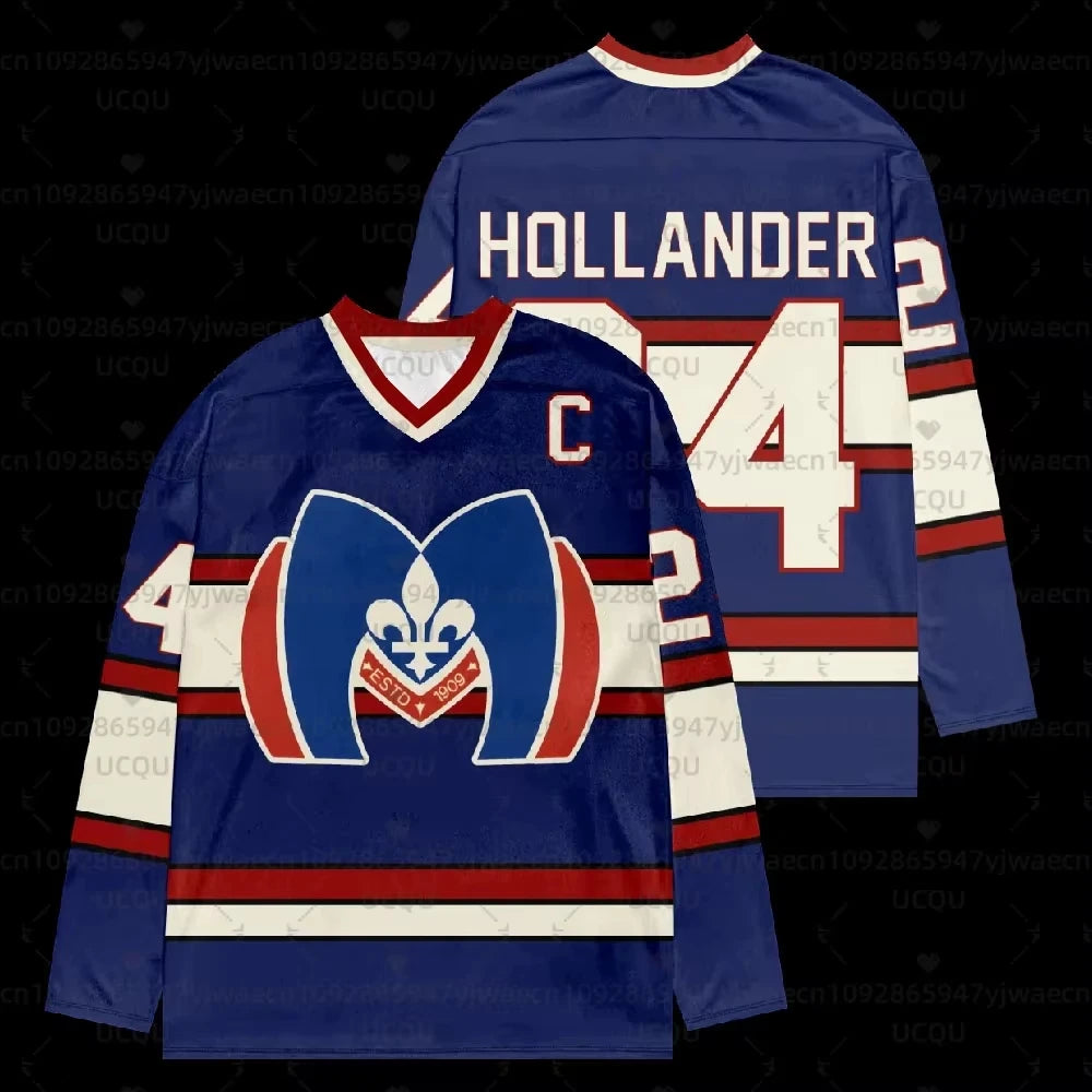 New Heated Rivalry Hockey Jersey Long Sleeves Tee Men's Women's Rozanov HOLLANDER T-shirts Unisex Tops Pullovers Fans Sweatshirt
