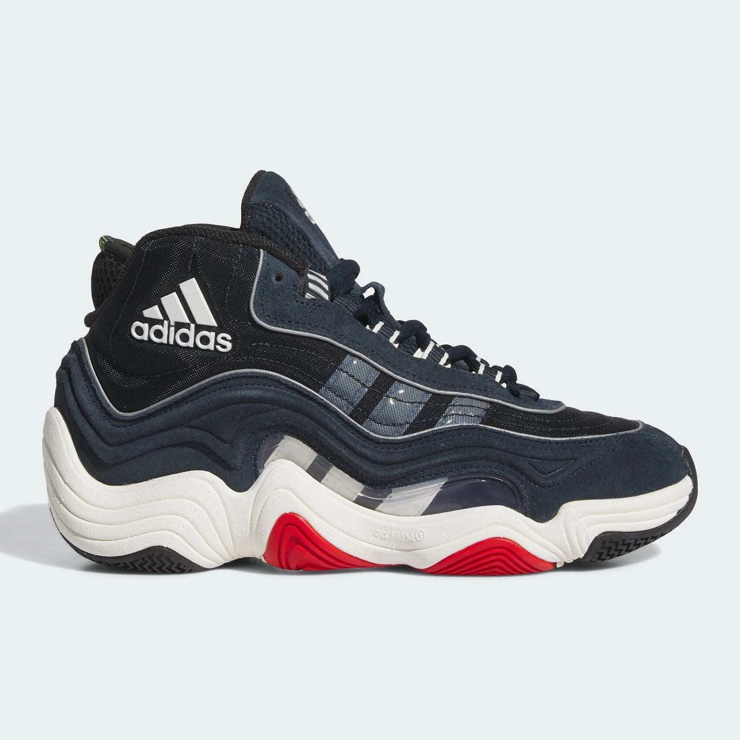 Adidas Official Genuine Three Stripes Men's Mid-Top Durable Cushioned Basketball Shoes IF2100