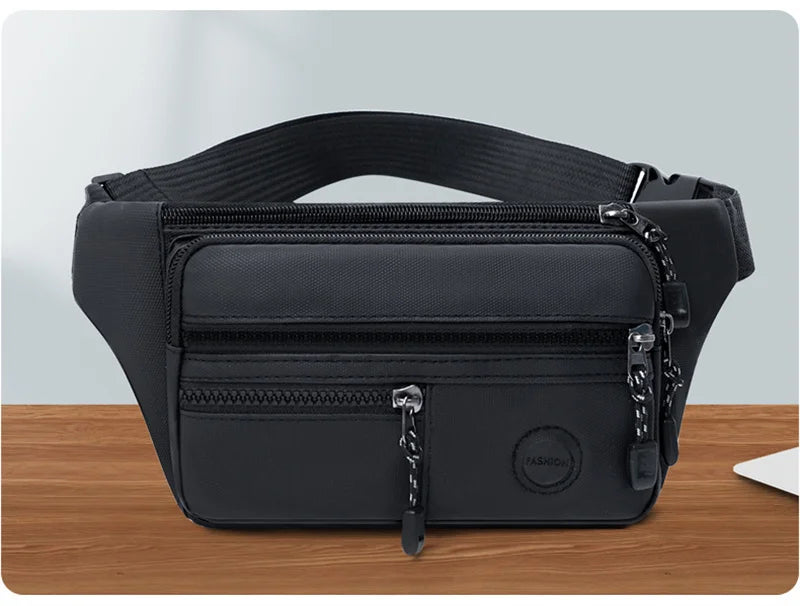 Fashion Unisex Waterproof Waist Bag Pack Male Belt Pouch Ladies Kangaroo Hip Phone Work Purse - Travel Gear for Men and Women