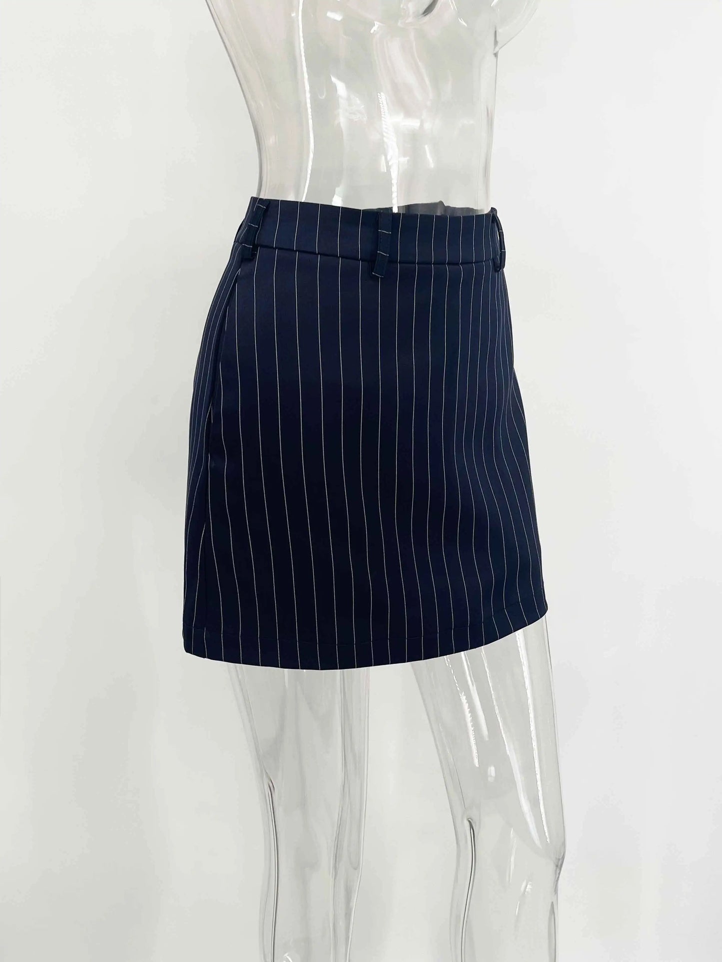 Tossy 3 Piece-Set Female Suit Mini Skirt Elegant Striped Commute Patchwork Fashion Luxury V-Neck Party Looks For Women Suit Sets