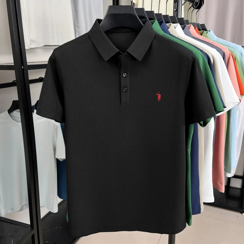 Pony Embroidered Men's Polo Shirt | Premium Summer Comfort