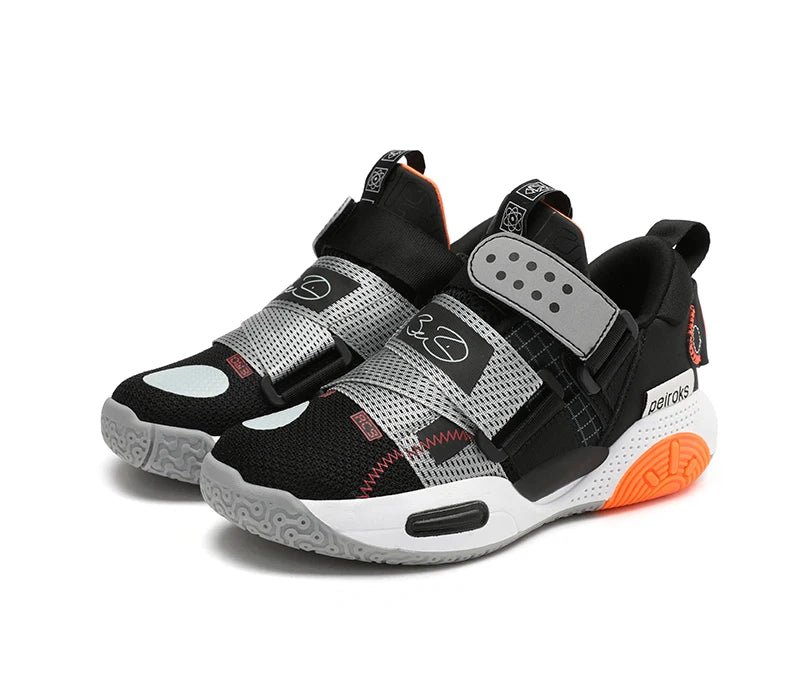 Kids' Pro-Grip Athletic Basketball Shoes