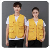 Men's Multi-Pocket Safari Vest – Lightweight All-Season Outerwear