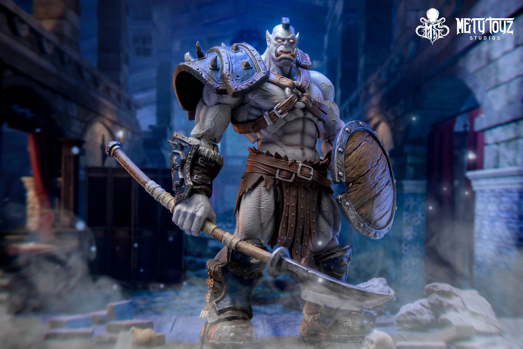 Metytoyz Limited Adventurer World Orc Ork Captain Kagas Bounty Hunter Bloody Hands Morlock Soldier Action Figure Special Edition