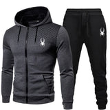 2025 popular two-piece men's sportswear jogging suit sportswear hooded sweatshirt zipper sweatshirt autumn and winter clothing