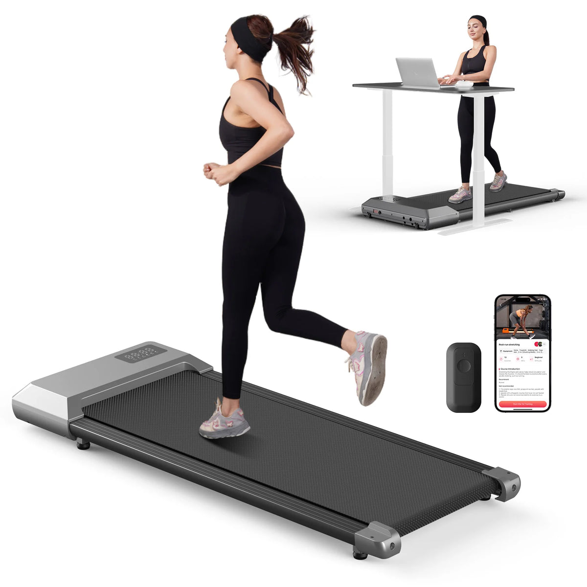 Superun 300 lbs Walking Pad Treadmill 2.5HP – Home Fitness