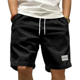 Men's Cotton Cargo Shorts with Elastic Waist