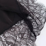 Willshela Lace Hem Pleated A-Line Midi Skirt