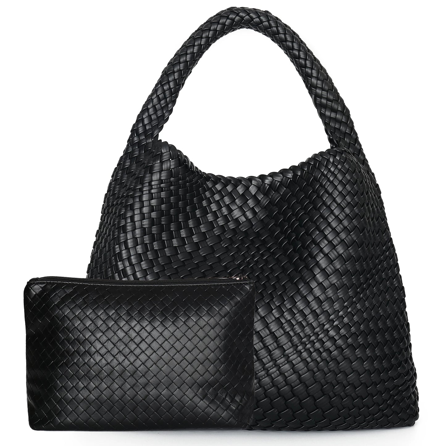 Hand-Woven Leather Tote & Shopper