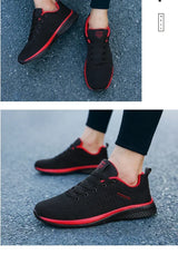 Men's Lightweight Knit Sneakers | Breathable Mesh Athletic Shoes