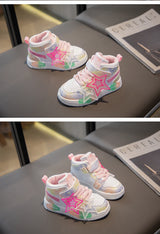 Classic Kids' Leather Fashion Sneakers