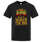 Mordor Fun Run Cotton Graphic T-Shirt