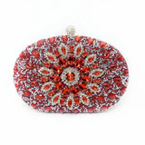 2024 Diamond Women Luxury Clutch Evening Bag Wedding Crystal Ladies Cell Phone Pocket Purse Female Wallet for Party Quality Gift