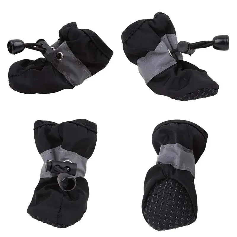 Dog Boots – Waterproof, Non-Slip & Reflective (4 Pcs)