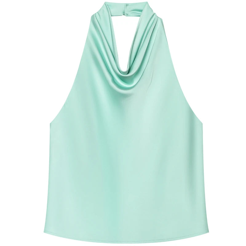 Women's Halter Backless Vest Top