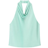 Women's Halter Backless Vest Top