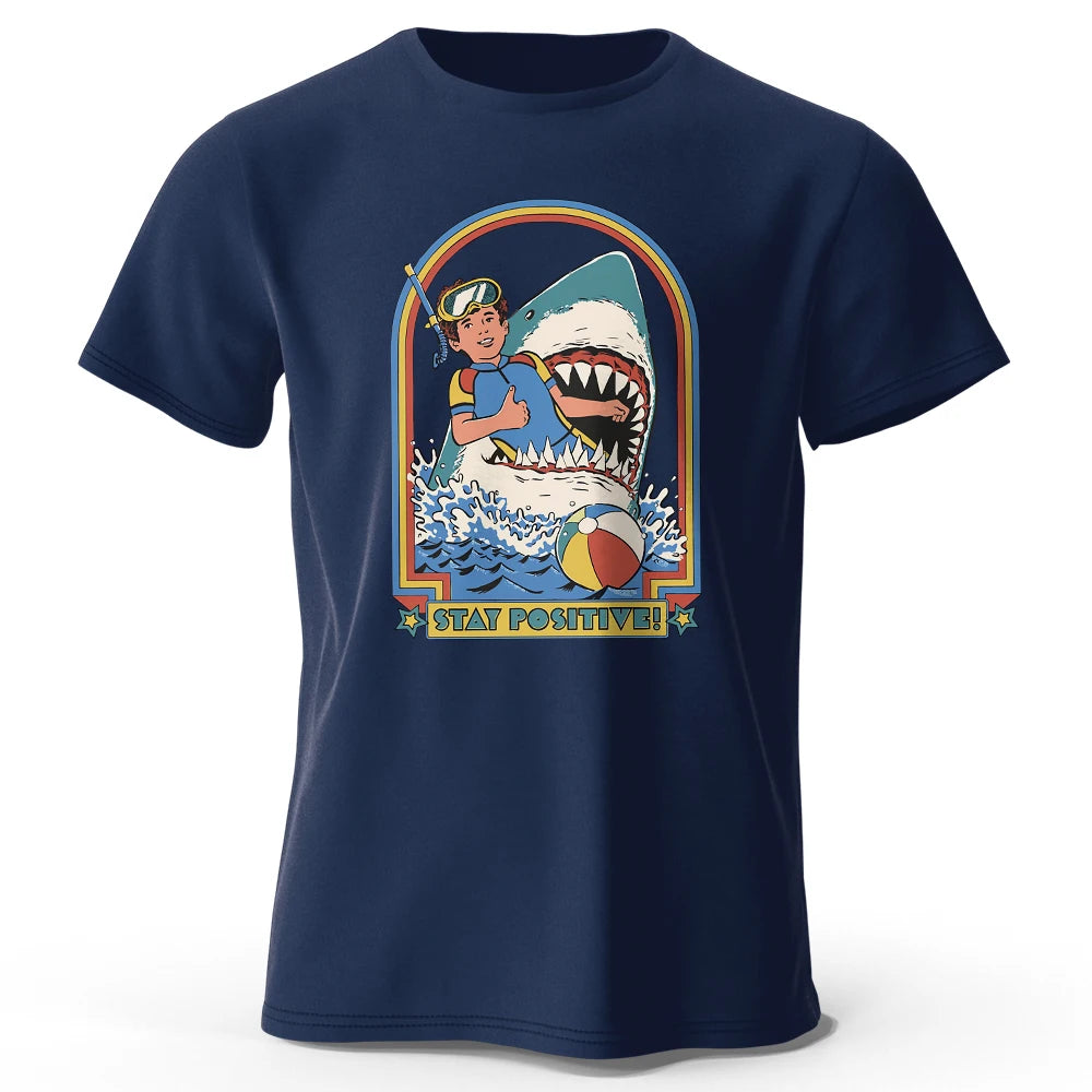 Men's "Stay Positive" Vintage Cotton T-Shirt