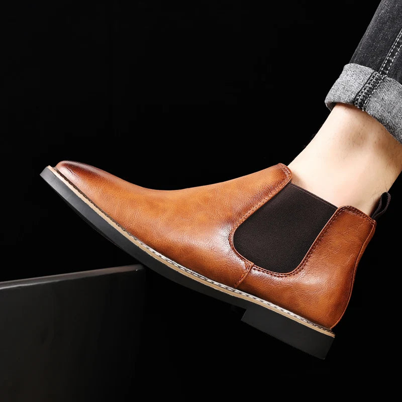 Men’s Retro Chelsea Ankle Boots