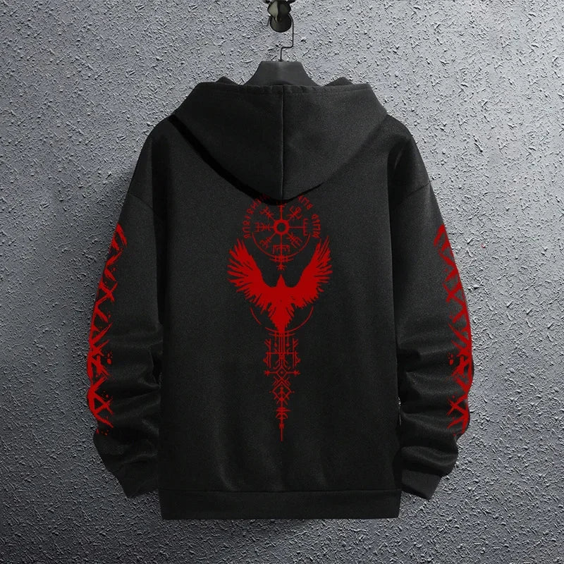 Men’s Classic Black Pullover Hoodie
