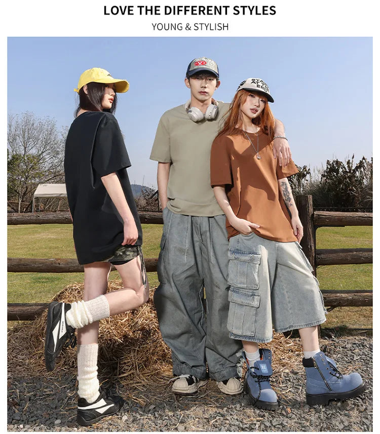 Men's Oversized Cotton Short Sleeve T-Shirt