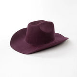USPOP Wide Brim Wool Cowboy Hat – Unisex Felt Fedora