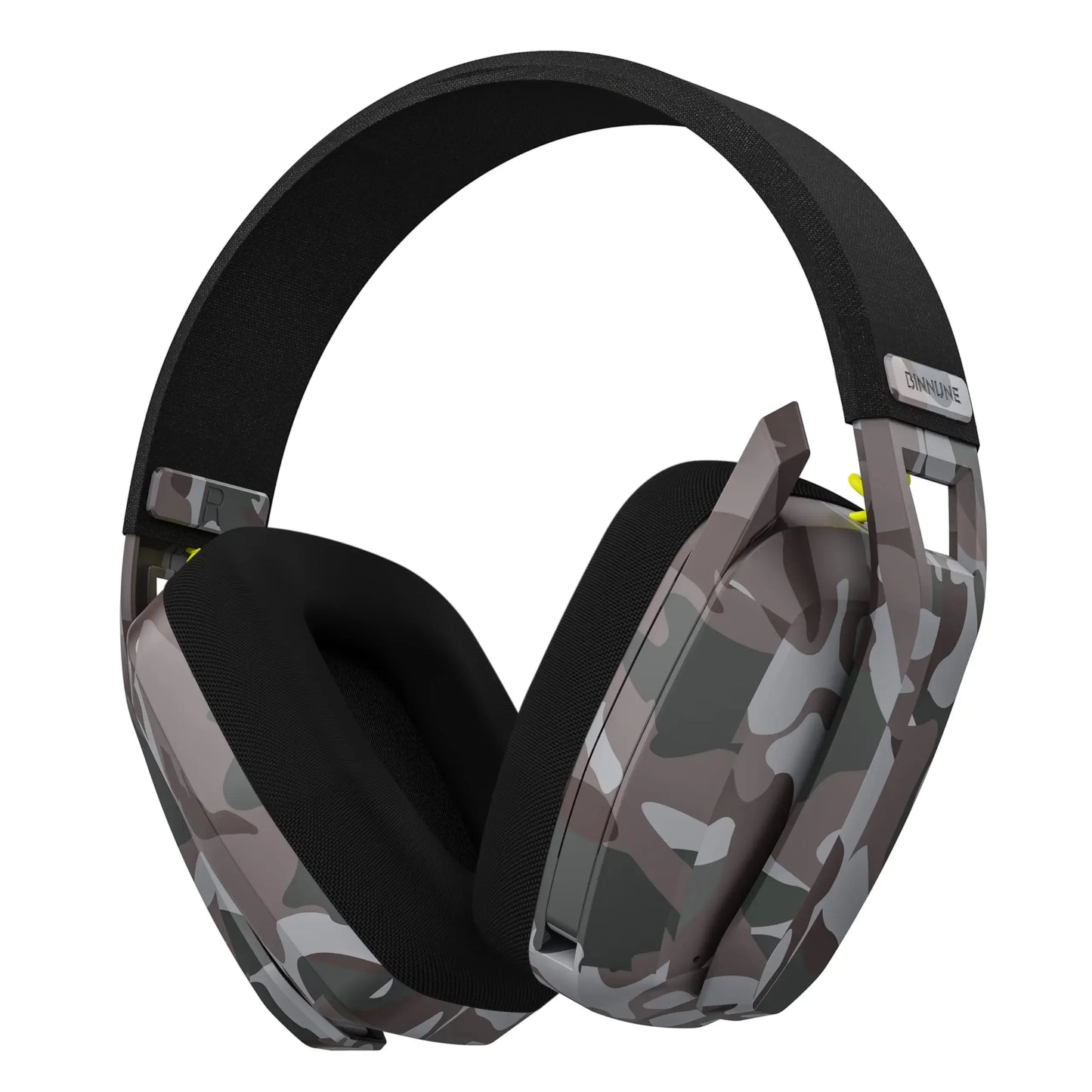 BINNUNE BW06 Bluetooth Headsets Gamer with Mic Wireless 2.4GHz Gaming Headphones with Microphone for PS5 PS4 PC Mac Playstation