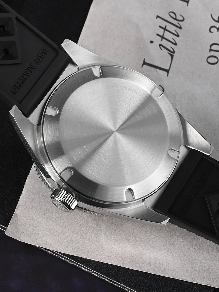 San Martin 62mas Diver Watch 39mm Classic NH35 Men Automatic Mechanical Watches Sapphire Waterproof 200m  SLN C3 Luminous SN0007