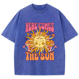 Women's Oversized Washed Cotton Graphic T-Shirt